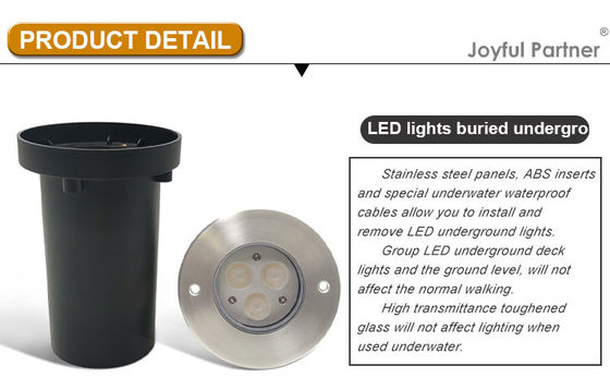 LED Underground Light 3W 6W 9W RGB Color Changing Recessed Mounted Energy level A