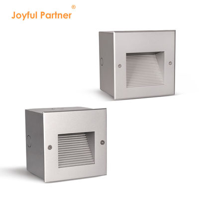 IP65 DC12V DC24V LED Recessed Wall Light Square Aluminum Osram SMD2835 Size 120*120MM