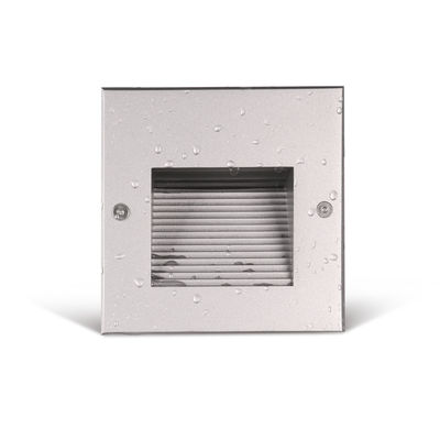 IP65 DC12V DC24V LED Recessed Wall Light Square Aluminum Osram SMD2835 Size 120*120MM