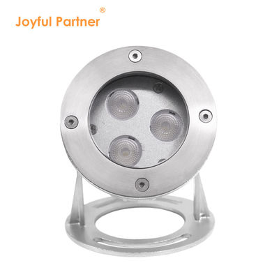IP68 RGB Fountain LED Lights Underwater Stainless Steel LED Fountain Spot Light