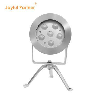 RGBW LED Underwater Spot Light 24V DC Stainless Steel 316 DMX512 Controller