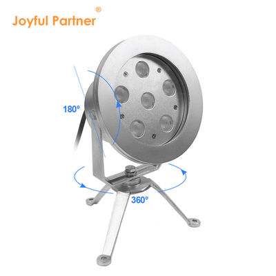 LED Fountain Lamp 6*2W RGB DMX Stainless Steel316 Body DC12V/24V IP68 For Swimming Pools