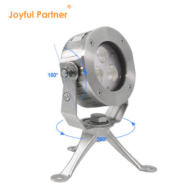 High Quality DC24V Control 304 Stainless Steel DMX512 RGBW IP68 12w LED Underwater Light