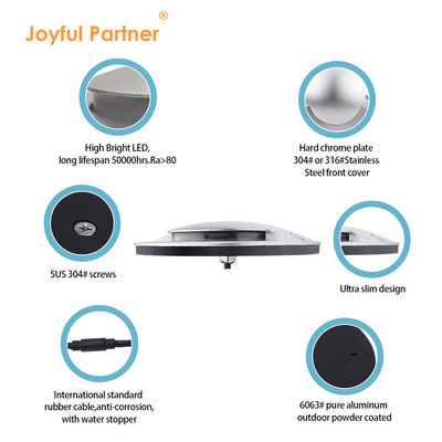 Joyful Waterproof Recessed LED inground light Pure aluminum 6063 housing One Two Four Ways Side Emitting