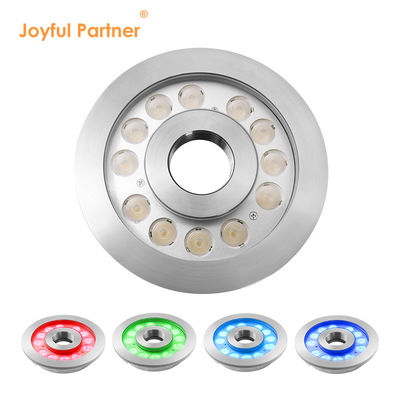 IP68 LED Fountain Light 36W Stainless Steel 3 In 1 RGB Underwater Light