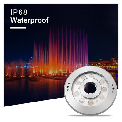 Stainless Steel Submersible LED Fountain Light IP68 DC24V CE Certificated