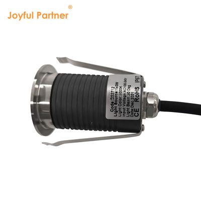 LED Underground Lamps Stainless Steel 1W 2W AC/DC 2700K-6000K DIA38MM With Frosted Glass