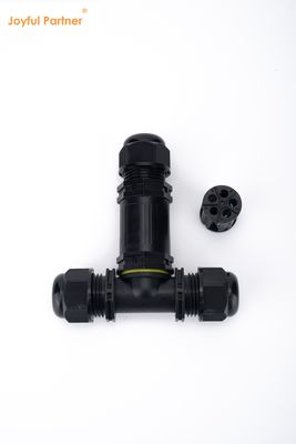 3 Channel 3 Poles IP68 Waterproof Cable Connector Outdoor 3 Pin Cable Connector