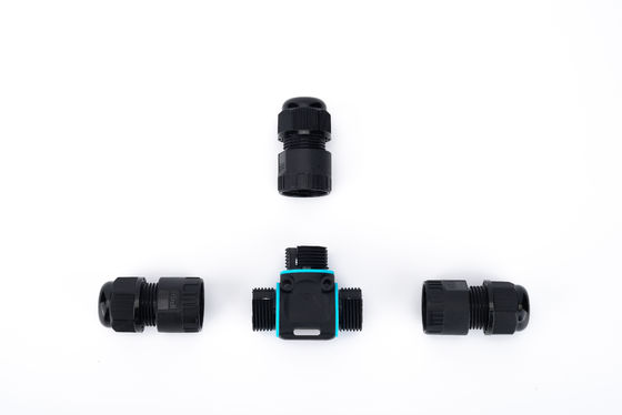 Quick Install IP68 Waterproof Plastic 2/3 Pins Female Circular Connector Electrical Converter