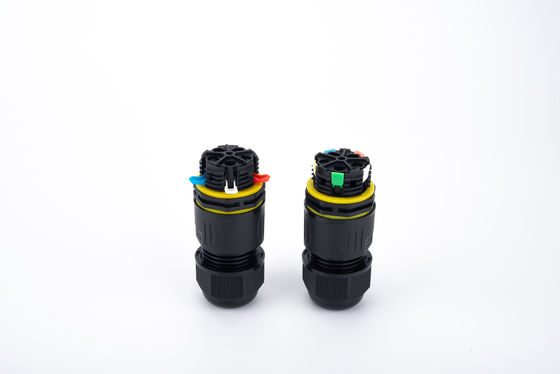 32A 250VAC IP68 Waterproof 2 Way Connector 6 - 12mm Dia Wire Cable Connector