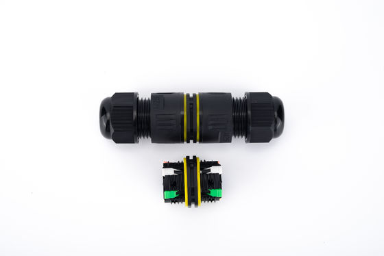 Wire Cable Connector 32A 250VAC IP68 Waterproof 2 Way Connector 6-12mm DIA