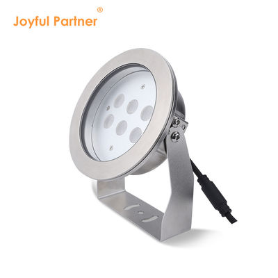 Under Water Pond Light 6W 12W 316L Stainless Steel IP68 DIA140MM For Salty Water