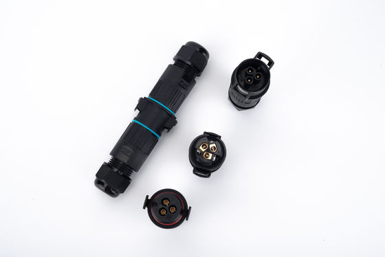 IP68 Quick Connector 2 Way Outdoor Extension Cord M19 3 Pin Electrical