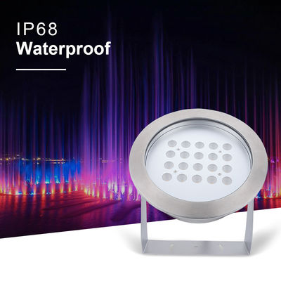 IP68 LED Underwater Spot Light 20W 40W 60W 80W DMX512 Premium SS316 Housing For Garden Fountains