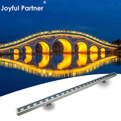 LED Wall Washer Lights Outdoor IP67 Dia Cast Aluminium Shell Linear Shape DMX Control For Comercial Hotel