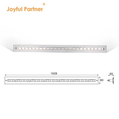 Fountain Linear Pool RGB 3in1 316 Stainless Steel 24*2W IP68 Colorful Waterproof DC24V