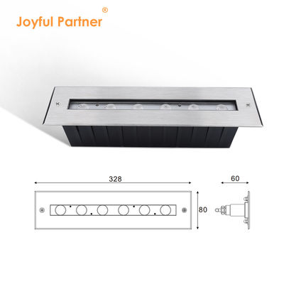 New Rectangle Bright Asymmetrical Beam IP68 SS316L Underwater Light LED Submersible Light Linear Inground Light Wall Was
