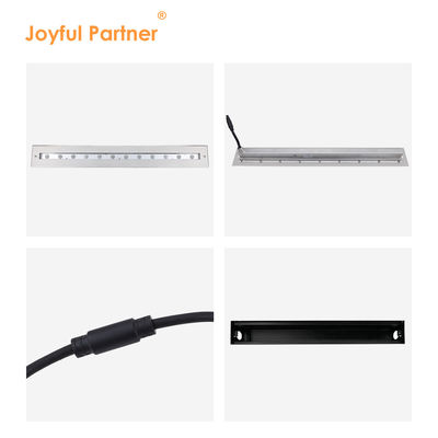 Underwater Linear Light Rectangle Shape With Asymmetrical Beam IP68 SS316L Material