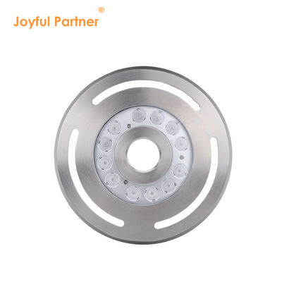 Underwater Fountain Light IP68 12W 24W 36W Warm White Blue RGB Stainless Steel 316L With Diameter 285mm