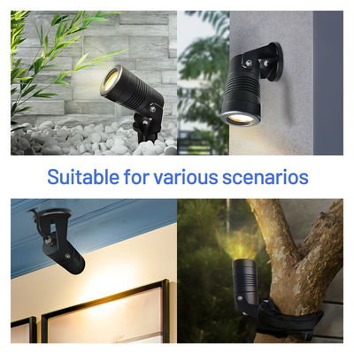 LED Garden Spike Lights COB LED IP65 Aluminum Face Cover CREE COB LED 1X6W For ODM/OEM Service