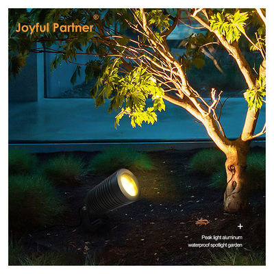 Garden Spotlight CREE COB LED 12W Aluminum Body Warm White 3000K CE, EMC, LVD For Outdoor Garden Use