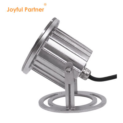 IP68 Waterproof Stainless Steel 316 3x2W LED Under Water Lights For Pond With Mounting Base