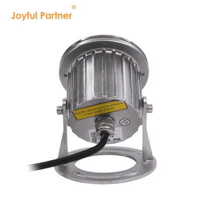 LED Under Water Lights IP68 Stainless Steel 316 3x2W For Pond With Mounting Base