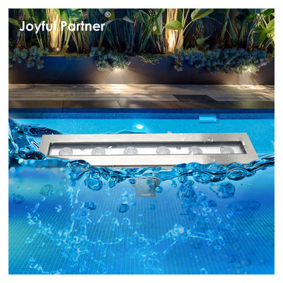 Factory Directly Supply IP 68 Input Voltage 24VDC 6X1W LED Single Color Beam Angle 8 Degree Pond LED Lights
