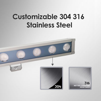 DC24V Voltage IP65 Waterproof RGB Light Bar Exterior Wall Wash Lighting For Outdoor Lighting Projects