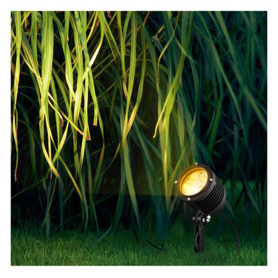 5W Outdoor Powder Coating Housing Led Single Color Plastic Spike DC24V Garden Landscape Spotlights For Trees