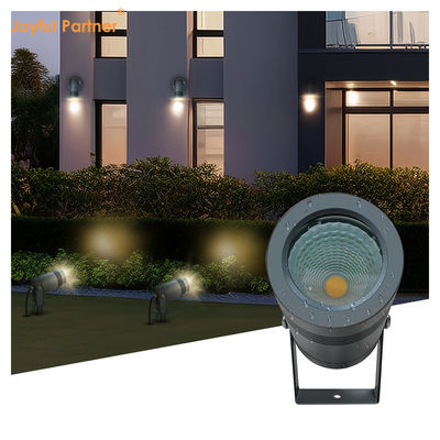 DIA 50mm 6W CREE COB LED Aluminum Face Cover DC12v 24v Garden Spike Lights With Shading Cover
