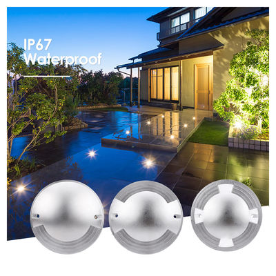 Stainless Steel Underground Light Strong Load bearing Capacity AC100-240V IP67 Waterproof