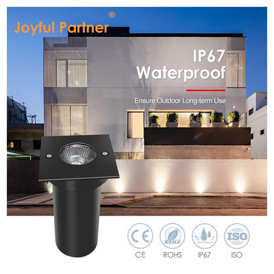 DC AC COB Led Aluminum Square Shape 304ss Front Cover LED Ground Light For Garden