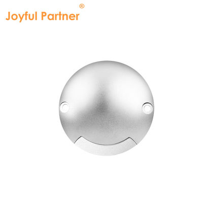 Anti-UV Anodized DC12v Aluminum Body 1.2W White Cover Recessed Step Light Pure Aluminum 6063 Housing