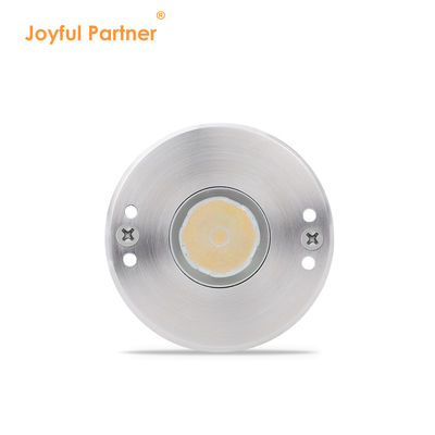 LED Mini 1W 12V DC 8° Narrow Beam Angle IP68 Waterproof Recessed Marker Indicator Outdoor Landscape Lighting