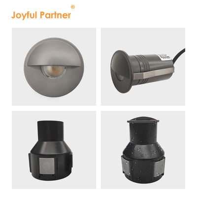IP67 LED 12V-24VDC Low Voltage 1W 3W Ground Buried Led Underground Light With Frosted Glass