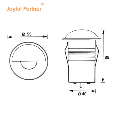 Underground Buried Lights 3W Waterproof 24V Warm White For Outdoor Landscape