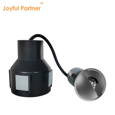 IP67 Recessed Semi Shading Round RGB Warm White Side Emitting Underground Buried Inground Light