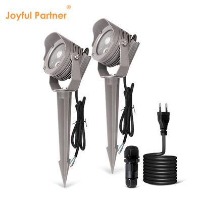 3W 6W RGB IP67 Waterproof DC12V 24V Optical Reflector LED Plastic Spike Spot Light For Garden Trees