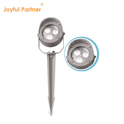 3W 6W RGB IP67 Waterproof DC12V 24V Optical Reflector LED Plastic Spike Spot Light For Garden Trees