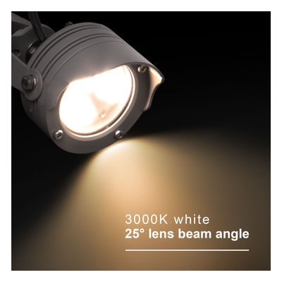 3W 6W RGB IP67 Waterproof DC12V 24V Optical Reflector LED Plastic Spike Spot Light For Garden Trees