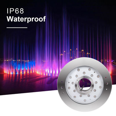 Joyful Partner 6W 9W 12W 18W 24V DMX Control Stainless Steel IP68 Underwater RGB Fountain Lights
