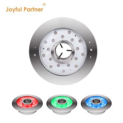 Joyful Partner 6W 9W 12W 18W 24V DMX Control Stainless Steel IP68 Underwater RGB Fountain Lights