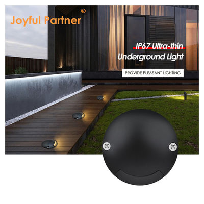 Stair Light Black Front Cover Aluminum IP67 SMD 2835 1W Led Recessed For Stairs Loft Hallway