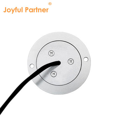 Side Emitting Recessed Step Inground Light Round Low Voltage 1W DC 24V 3000k IP67 Waterproof Cold White Aluminum Housing