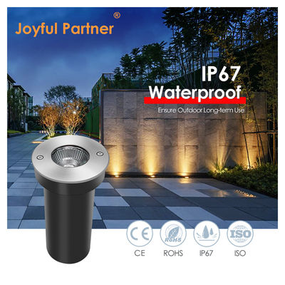 Recessed Led Decking Buried Light Square Round Sliver Aluminum Housing Outdoor IP67 Modern Style