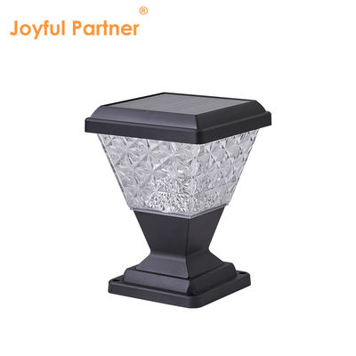 Solar Pillar Light 150lm/W Anti UV PC Housing Remote Control 6500K