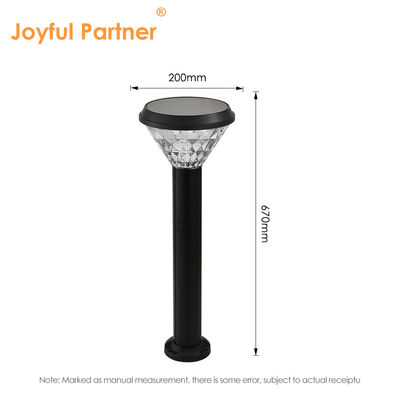 Super Bright Solar Pathway Lights Aluminum Material ABS+PC Smart Light Control Warm White For Landscape Garden