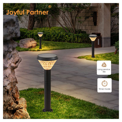 Super Bright Solar Pathway Lights Aluminum Material ABS+PC Smart Light Control Warm White For Landscape Garden