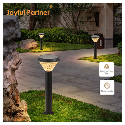 Outdoor Solar Garden Lights Up To 12 Hrs Long Last Plastic Lens Aluminum Material ABS Light Control  With Epistar SMD